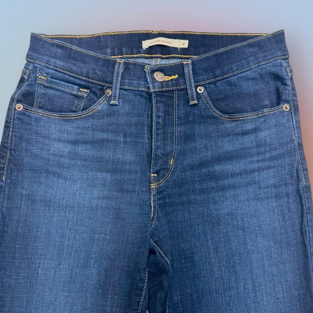LEVI’S Women’s 4 CLASSIC STRAIGHT Blue Jeans
